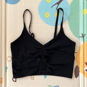 Athleta size small Longline Cinch Bra A-C